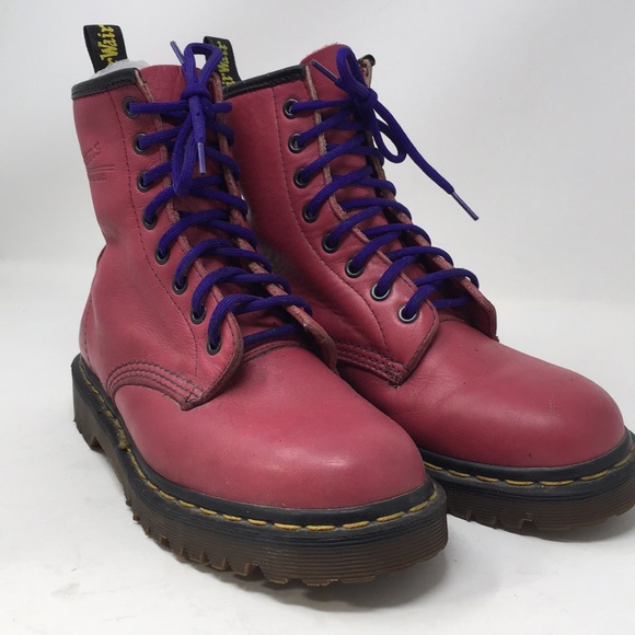 pink dm boots